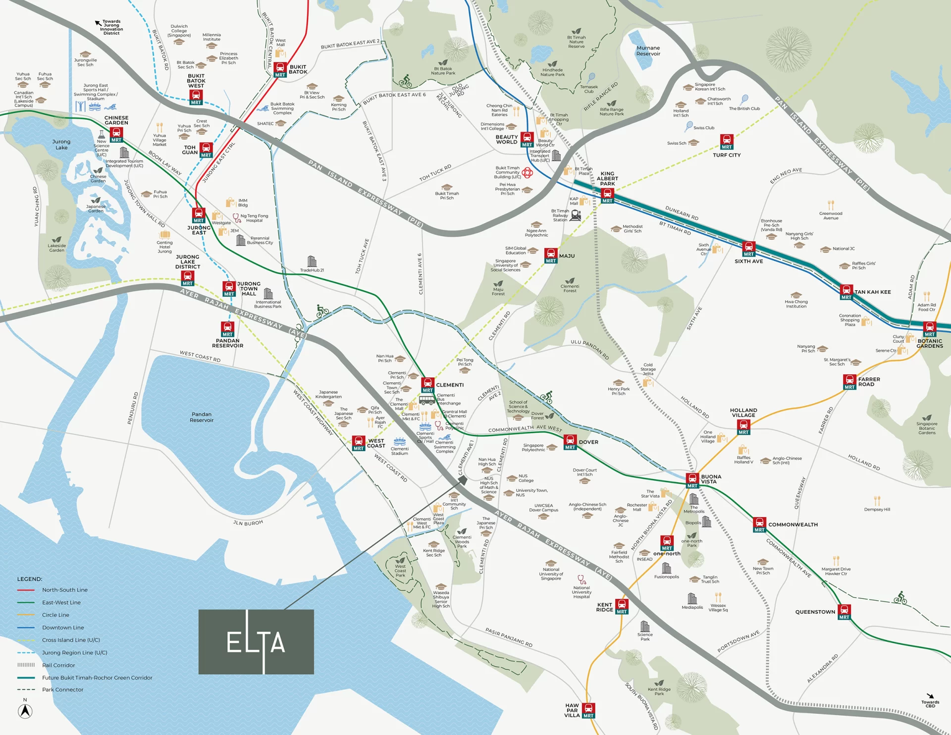 ELTA - Location Map